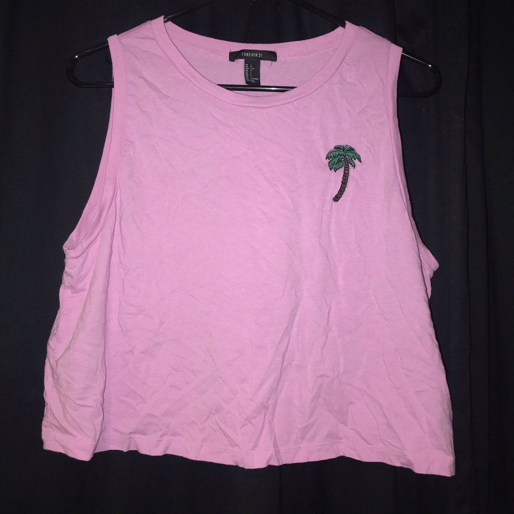 Light purple, cropped tank
